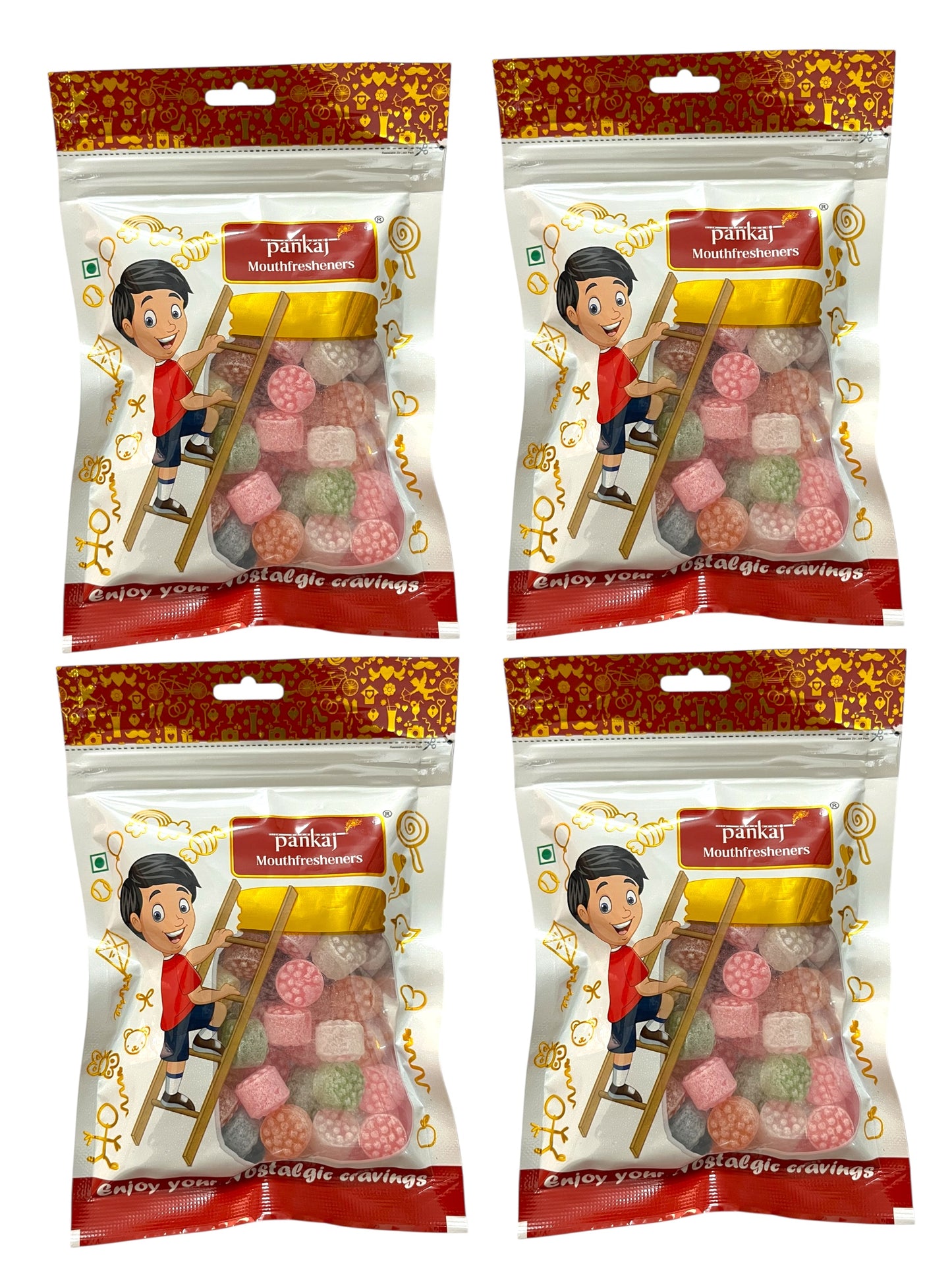 Mix Fruit Candy 100gm Pack of 4