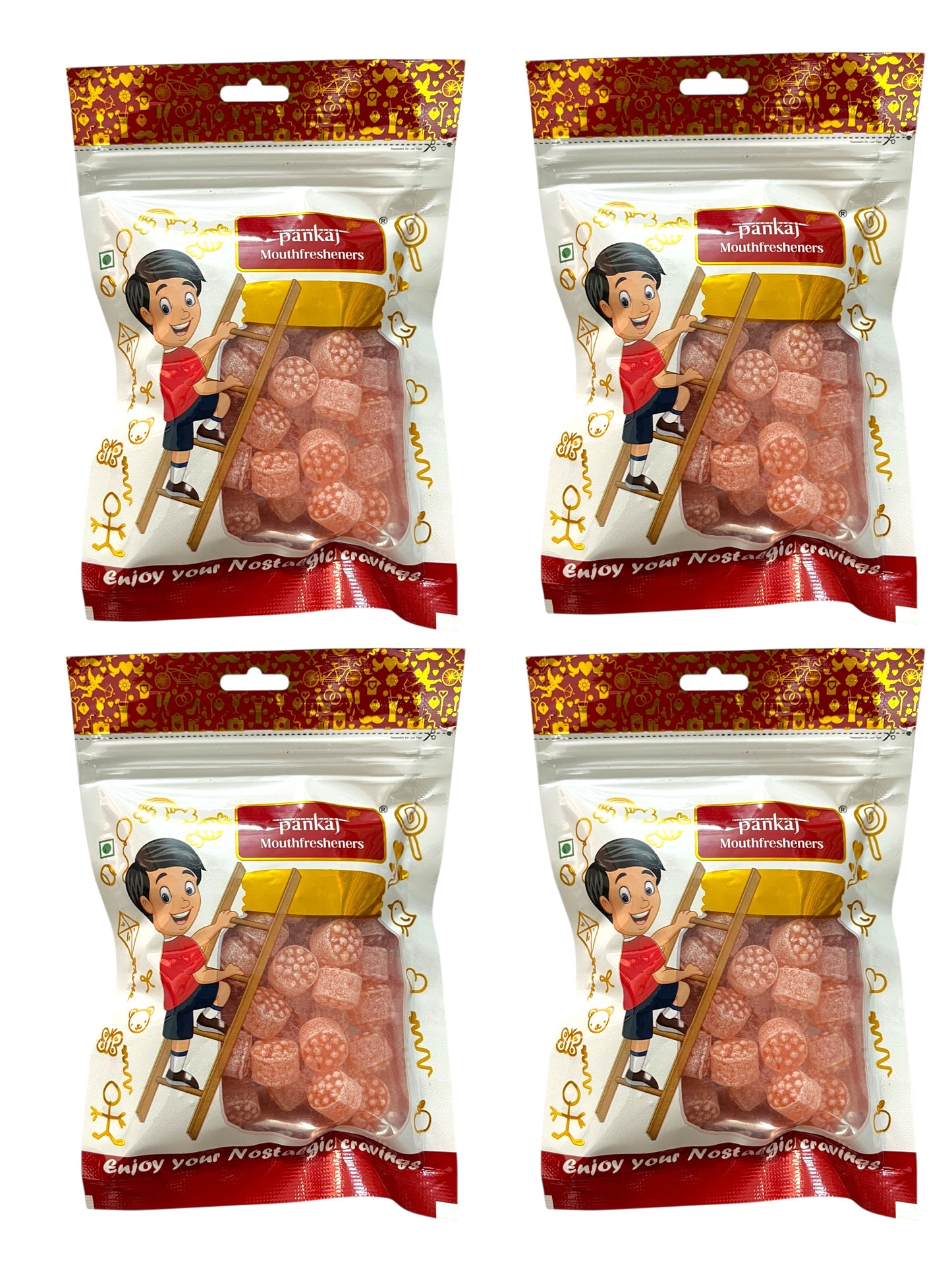 Orange Candy 100gm Pack of 4