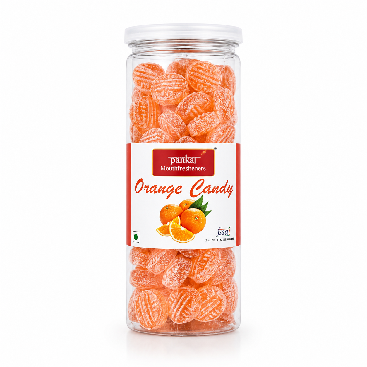 Orange Candy Can Pack 210gm