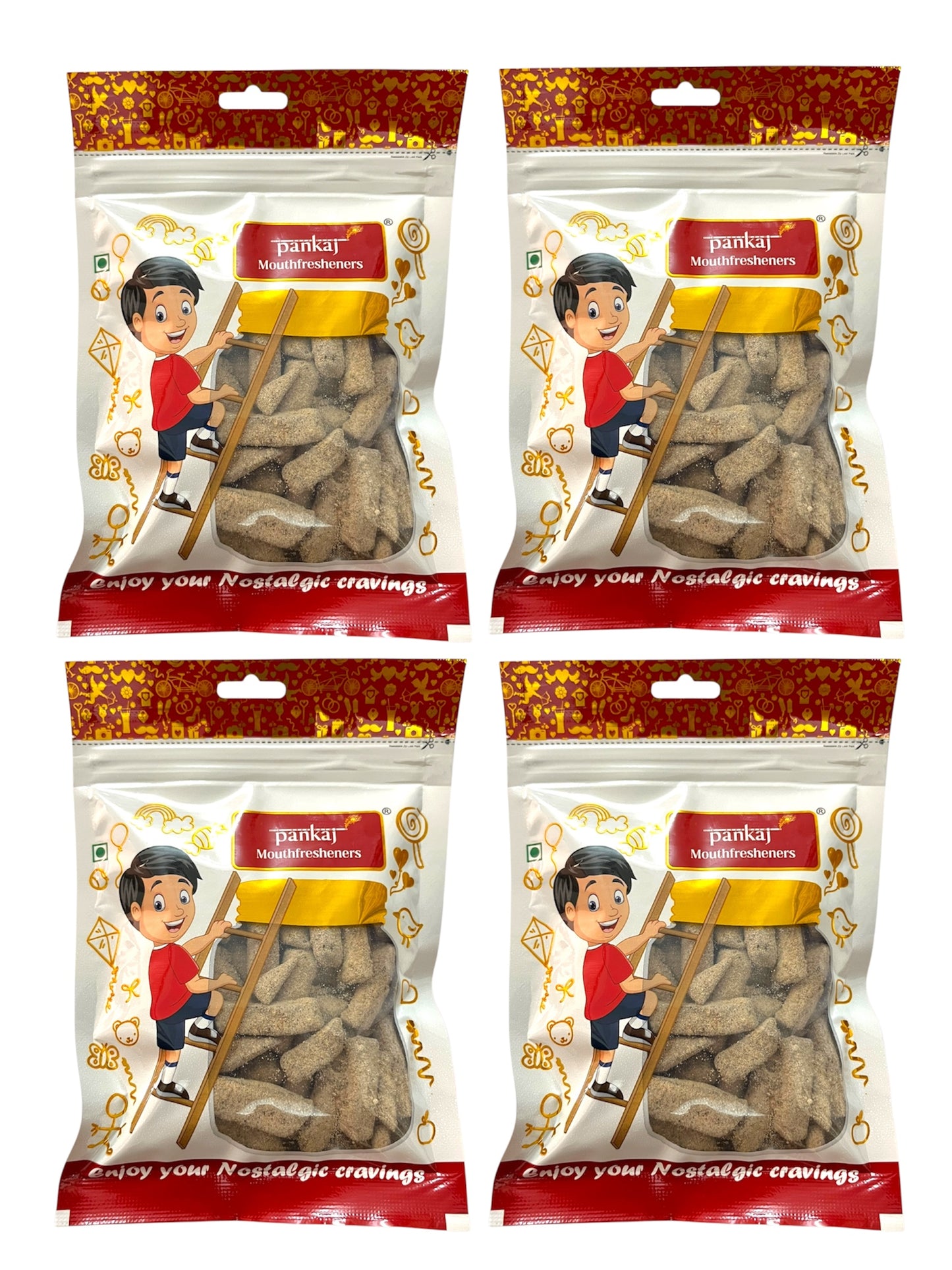 Aplam Chaplam Khatta Pouch pack (90gm each X 4)