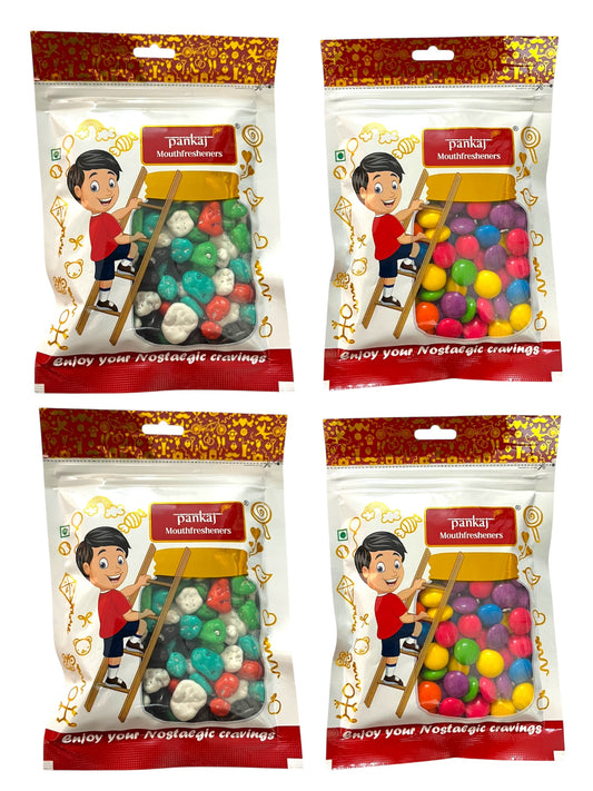 Choco Stone | Choco Beans Combo pack of 4 (100gm each)