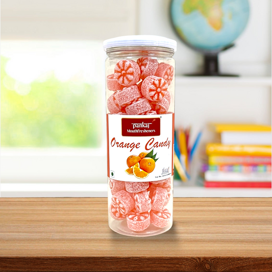 Orange Candy Can Pack 210gm