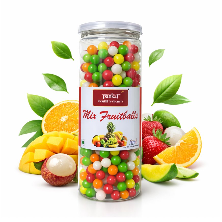 Mix Fruitballs Can Pack 240gm