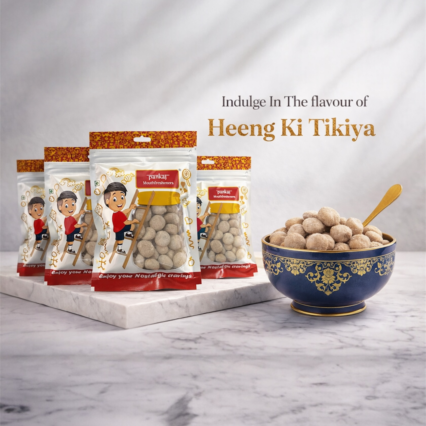 Heeng Ki Tikiya 100gm Pouch pack ( X4) | Combo pack total 400gm