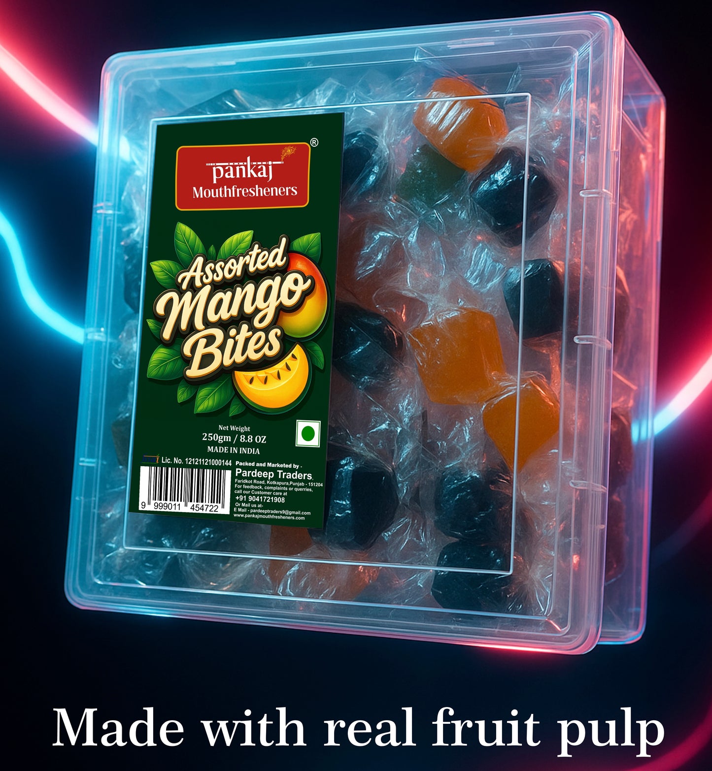 Assorted Mango Bites 250gm pack