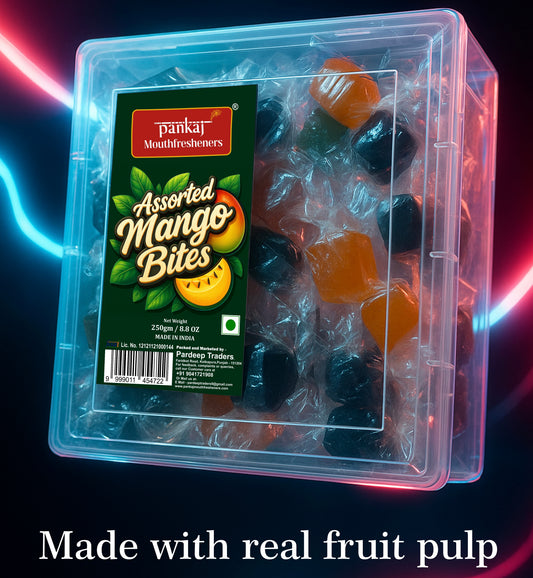 Assorted Mango Bites 250gm pack