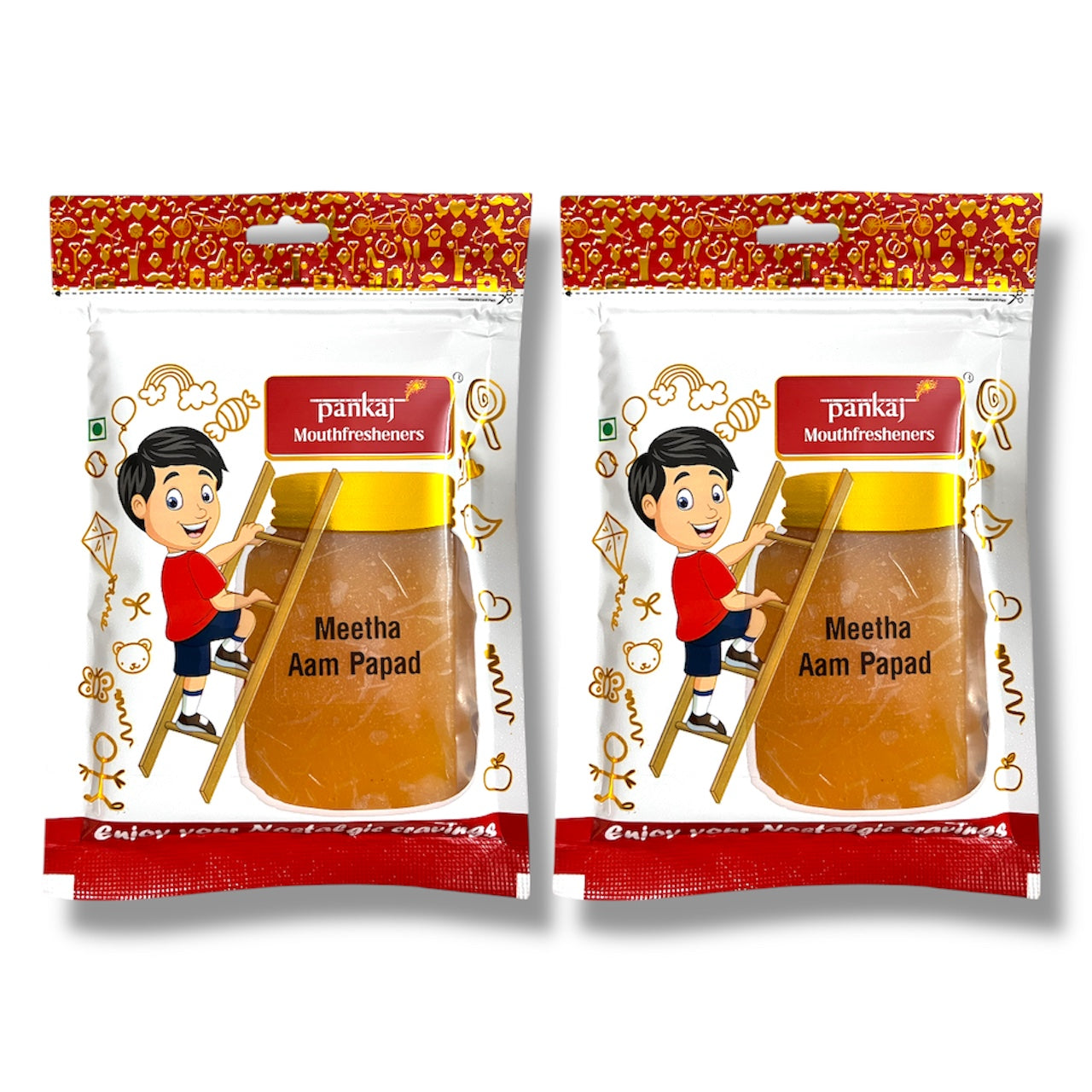 Meetha Aam Papad 100gm (X2) | Pack of 2 (100gm each)