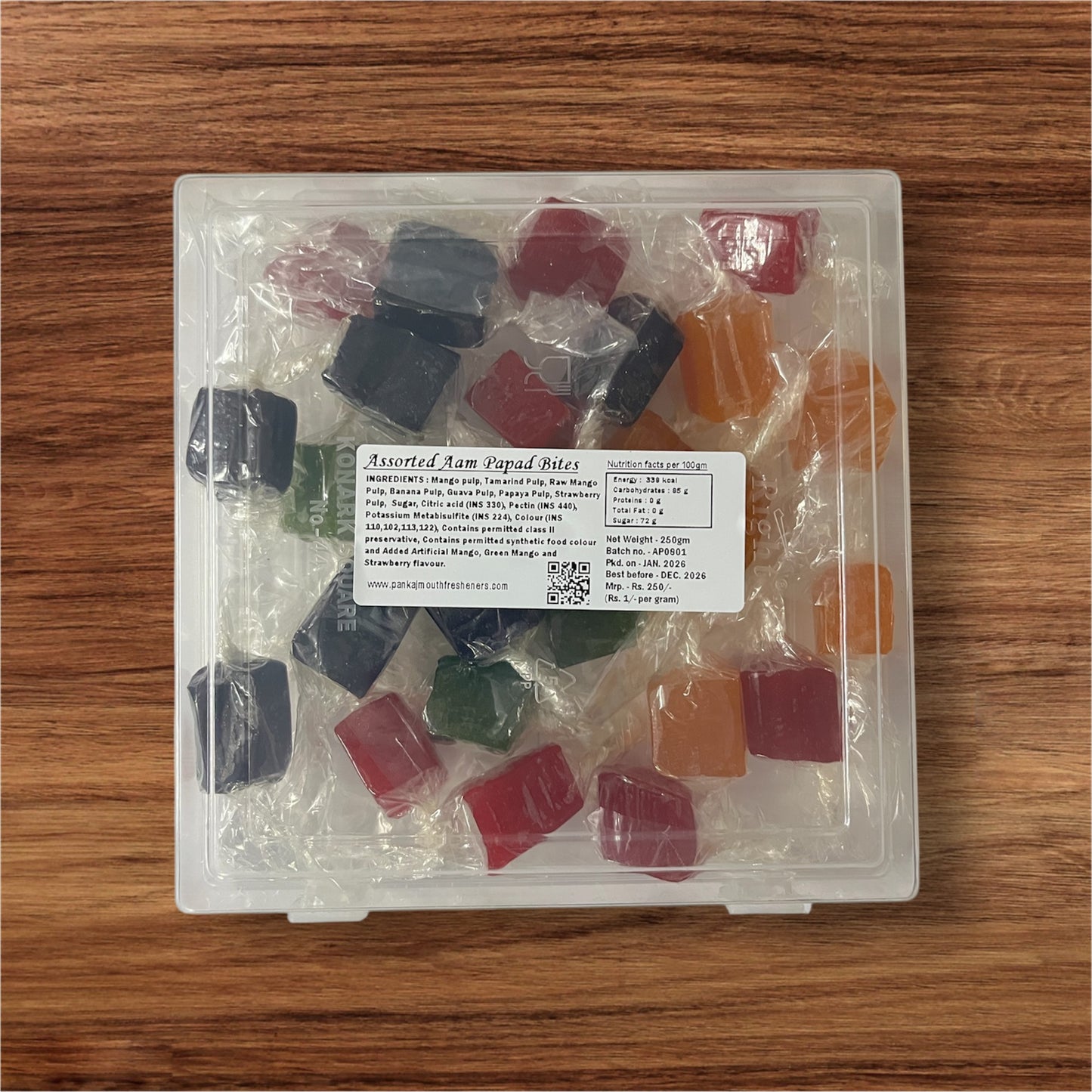Assorted Mango Bites 250gm pack